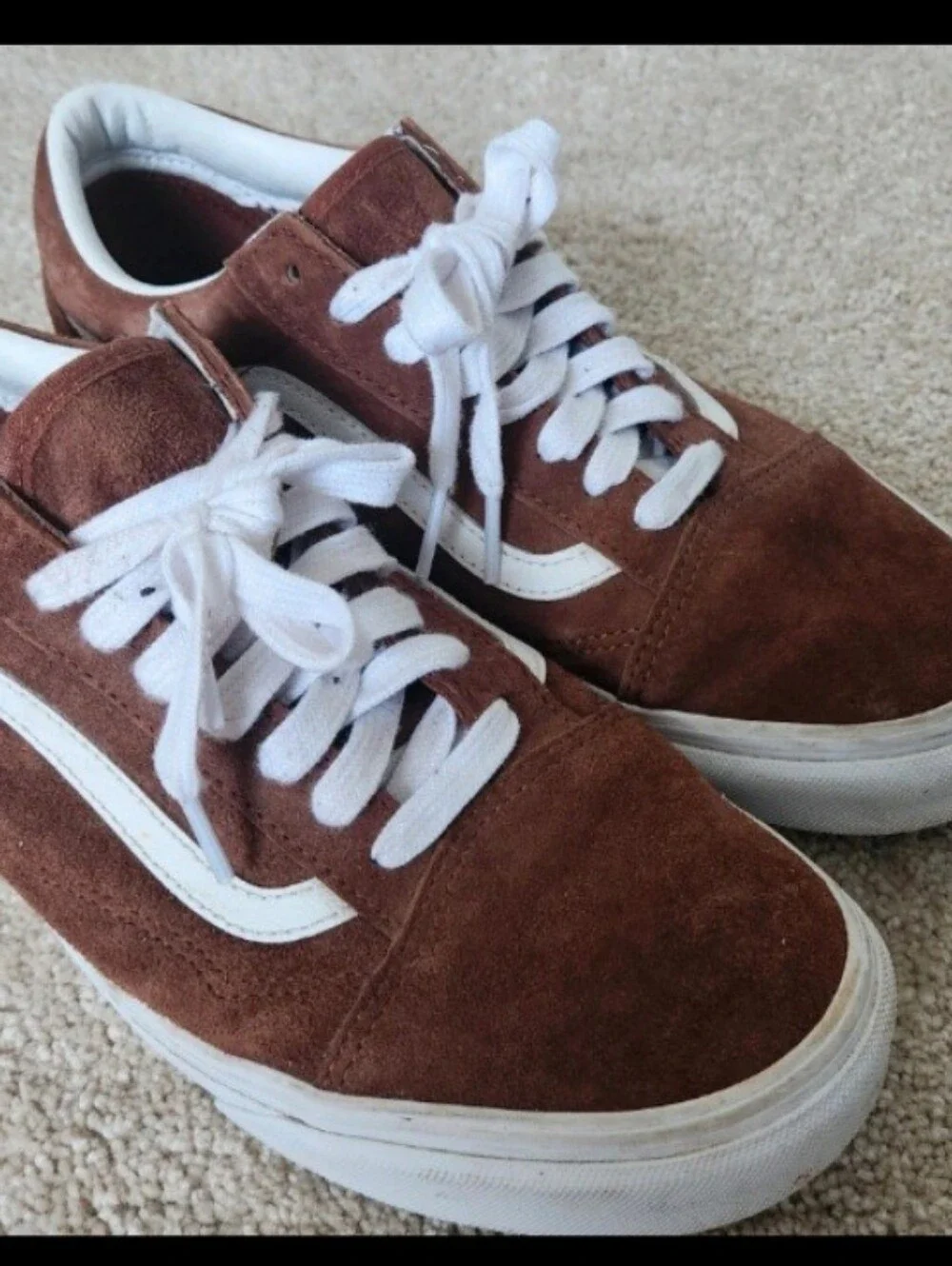 Mens Vans Brown Suede Old Skool Sz 10